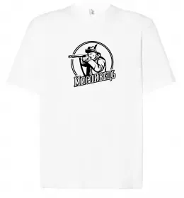 Футболка Оверсайз Мисливець Білий фото