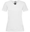 Женская футболка РУКА Белый фото