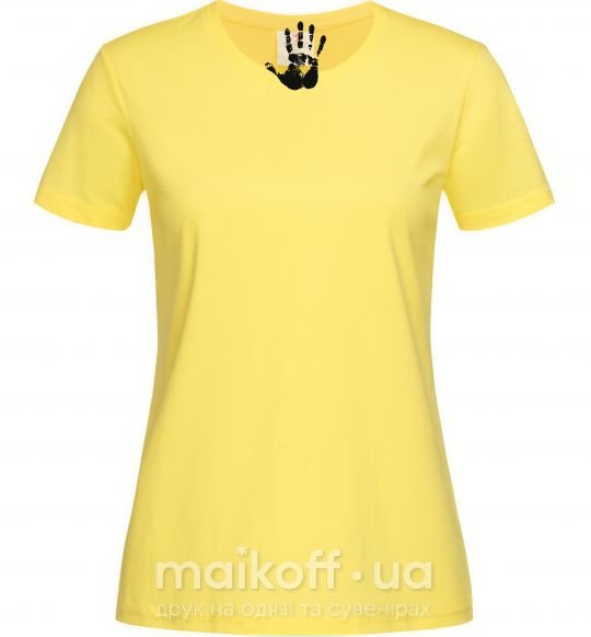 Жіноча футболка РУКА Лимонний фото