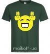 Мужская футболка FRIENDLY SMILE Темно-зеленый фото