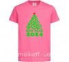 Дитяча футболка NEW YEAR TREE 2024 Яскраво-рожевий фото