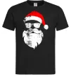 Мужская футболка Санта хіпстер Черный фото