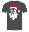 Мужская футболка Санта хіпстер Графит фото