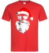 Мужская футболка Санта хіпстер Красный фото