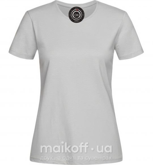 Женская футболка PLAYER Серый фото