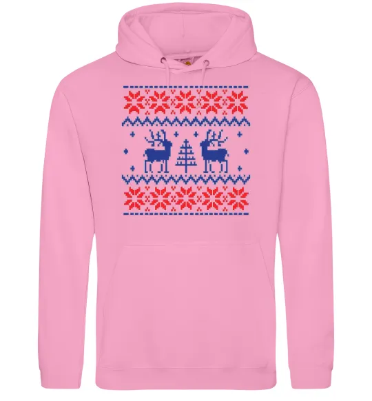 Чоловіча толстовка (худі) Олені Рожевий фото