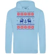 Чоловіча толстовка (худі) Олені Блакитний фото