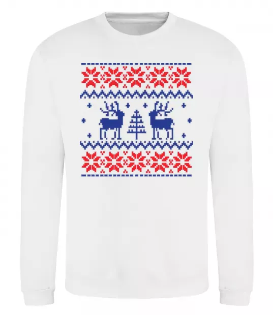 Свитшот Олені Белый фото