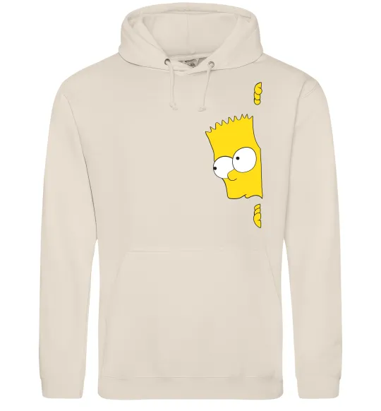 Женская толстовка (худи) BART IS LOOKING Таш фото