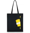 Эко-сумка BART IS LOOKING Черный фото