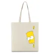 Эко-сумка BART IS LOOKING Бежевый фото