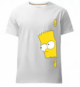 Мужская премиум футболка Homer Simpson Woo Hoo Белый фото