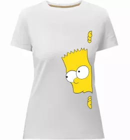 Женская премиум футболка The Simpsons Homer Черный фото