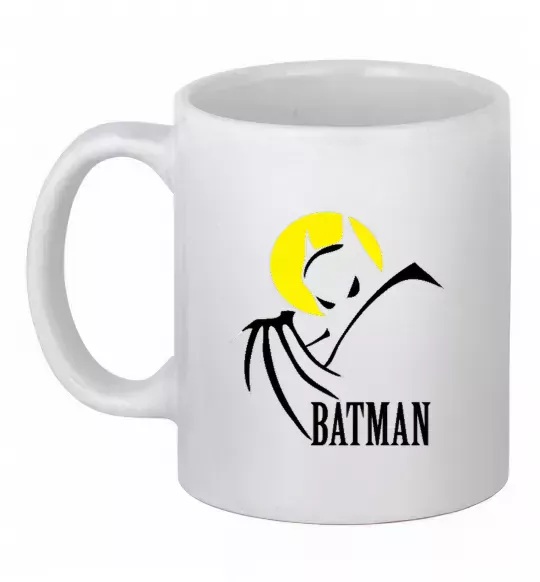 Чашка керамічна BATMAN MOON Білий фото