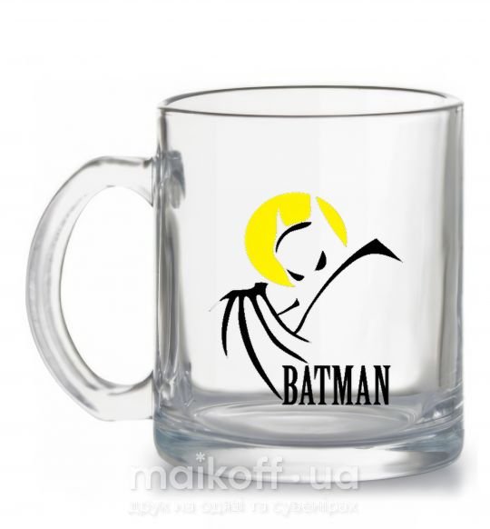 Чашка стеклянная BATMAN MOON Прозрачный фото