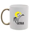 Чашка з кольоровою ручкою BATMAN MOON Золото фото