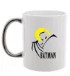 Чашка з кольоровою ручкою BATMAN MOON Срібло фото
