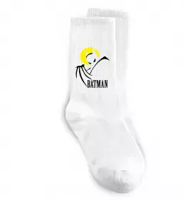 Носки Бетмен в польоті Белый фото