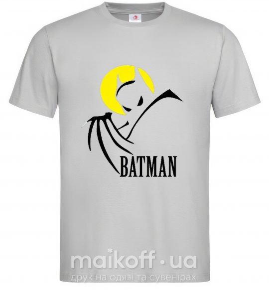 Мужская футболка BATMAN MOON Серый фото