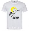 Мужская футболка BATMAN MOON Белый фото