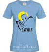 Женская футболка BATMAN MOON Голубой фото