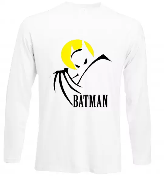 Лонгслив BATMAN MOON Белый фото