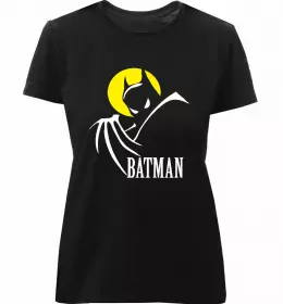 Женская премиум футболка Жінка кішка Черный фото