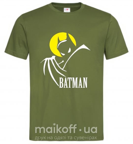 Чоловіча футболка BATMAN MOON Оливковий фото