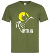 Чоловіча футболка BATMAN MOON Оливковий фото