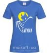 Женская футболка BATMAN MOON Ярко-синий фото