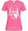 Жіноча футболка DARTH VADER the dark side Яскраво-рожевий фото