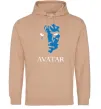 Женская толстовка (худи) AVATAR Песочный фото