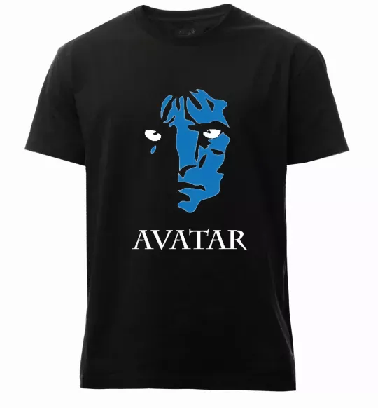 Чоловіча преміум футболка AVATAR Чорний фото