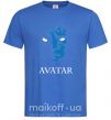 Чоловіча футболка AVATAR Яскраво-синій фото