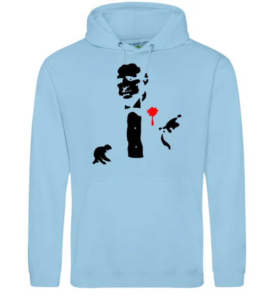 Жіноча толстовка (худі) GOD FATHER Блакитний фото