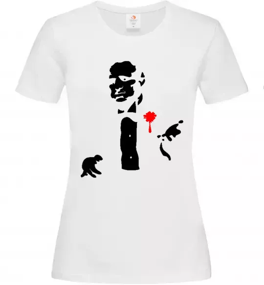 Жіноча футболка GOD FATHER Білий фото