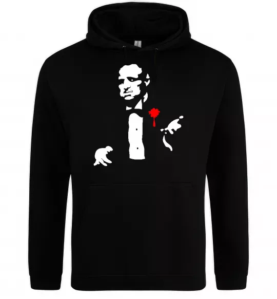 Женская толстовка (худи) GOD FATHER Черный фото