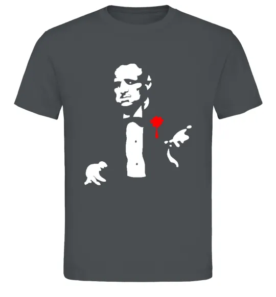 Чоловіча футболка GOD FATHER Графіт фото