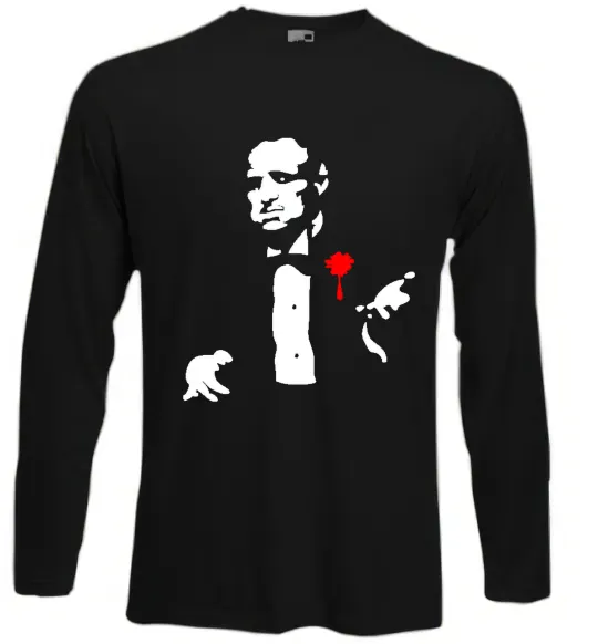 Лонгслів GOD FATHER Чорний фото