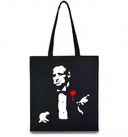 Еко-сумка GOD FATHER Чорний фото