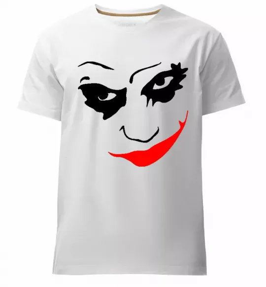 Чоловіча преміум футболка JOKER Smile Білий фото