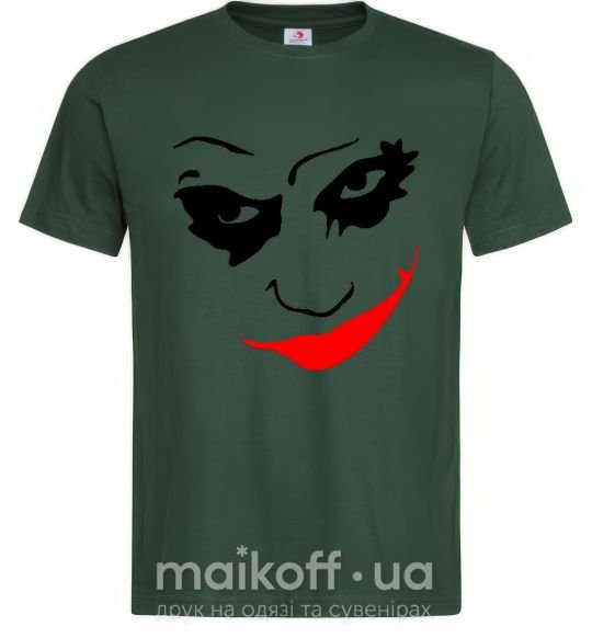 Чоловіча футболка JOKER Smile Темно-зелений фото
