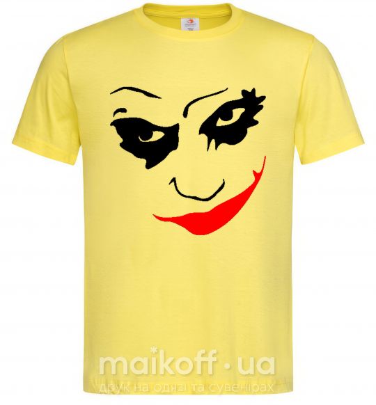 Чоловіча футболка JOKER Smile Лимонний фото