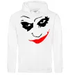 Жіноча толстовка (худі) JOKER Smile Білий фото