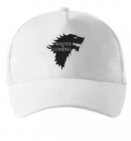 Кепка Beer is coming Белый фото