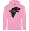 Мужская толстовка (худи) WINTER IS COMING... Розовый фото
