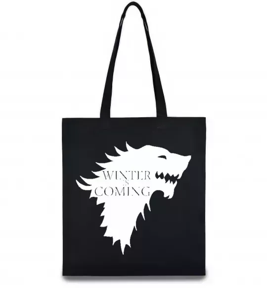 Еко-сумка WINTER IS COMING... Чорний фото