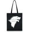 Еко-сумка WINTER IS COMING... Чорний фото