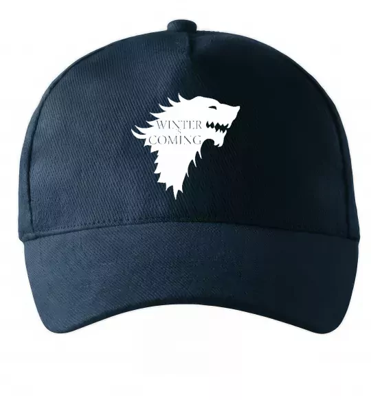 Кепка WINTER IS COMING... Темно-синий фото