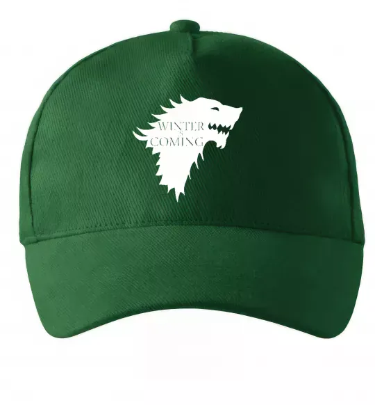 Кепка WINTER IS COMING... Темно-зеленый фото